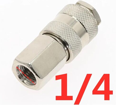 1Pcs Air Line Hose Connector Fitting Female Release 1/4" 3/8" 1/2" Inch Female Pneumatic Fittings EU Type(PF 02) in Saudi Arabia