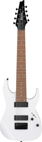 Ibanez RG450DXB RG جيتار كهربائي قياسي - حزمة بيضاء مع حقيبة أزعج ، موالف ، حزام ، كابل ، قرص DVD التعليمي أوستن بازار ، وقطعة تلميع in Saudi Arabia