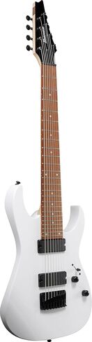Ibanez RG450DXB RG جيتار كهربائي قياسي - حزمة بيضاء مع حقيبة أزعج ، موالف ، حزام ، كابل ، قرص DVD التعليمي أوستن بازار ، وقطعة تلميع in Saudi Arabia