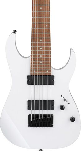 Ibanez RG450DXB RG جيتار كهربائي قياسي - حزمة بيضاء مع حقيبة أزعج ، موالف ، حزام ، كابل ، قرص DVD التعليمي أوستن بازار ، وقطعة تلميع in Saudi Arabia