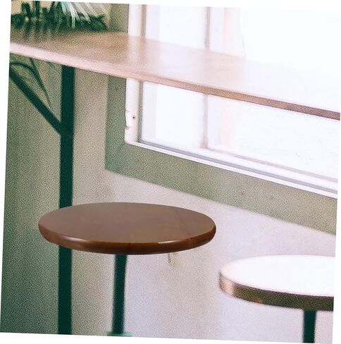 Round Wooden Stool Seat Replacement Retro Rubberwood Panel Round Stool Cover for Restaurant Home Office Wedding Banquet Chair Accessory in Saudi Arabia