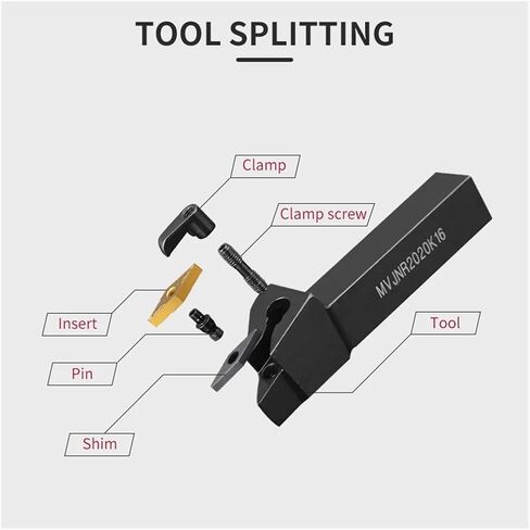 1pc MVJNR2020K16 MVJNR1616K16 MVJNR2525M16 External Turning Tool Holder VNMG Carbide Inserts MVJNR Tools Set(VNMG160404-MS KT930S,MVJNR3232P16) in Saudi Arabia