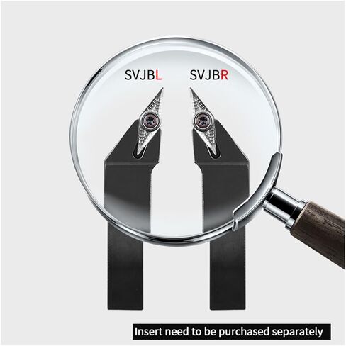 1pc SVJBR1616H16 SVJBR2020K16 SVJBR2525M16 External Turning Tool Holder VBMT16 Carbide Inserts Lathe Bar Cutting(VBMT160404-TM YZ6020,SVJBL2020K16) in Saudi Arabia