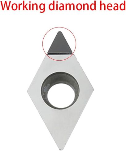 قاطع مخرطة Diamond PCD Face Single CNC شفرة INSERT DCMT070204 CCMT VCMT TPGH DCGT11T302 أداة تحول 1PC (0601 ، TBGH_R0.2) in Saudi Arabia