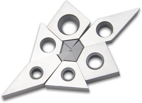 قاطع مخرطة Diamond PCD Face Single CNC شفرة INSERT DCMT070204 CCMT VCMT TPGH DCGT11T302 أداة تحول 1PC (0601 ، TBGH_R0.2) in Saudi Arabia