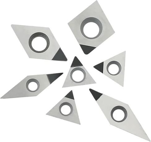 قاطع مخرطة Diamond PCD Face Single CNC شفرة INSERT DCMT070204 CCMT VCMT TPGH DCGT11T302 أداة تحول 1PC (0601 ، TBGH_R0.2) in Saudi Arabia
