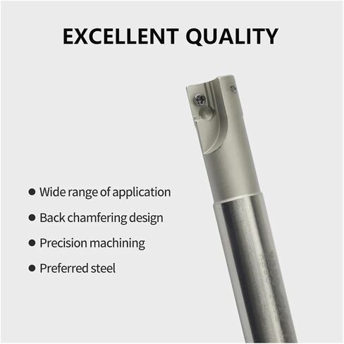 1pcs R390 C15-16-150 200-2T/ R390 C19-20-150-2T Indexable face milling Cutter Holder and CNC Tool Combination Carbide(R390 C25-26-200-2T,NO Insert) in Saudi Arabia