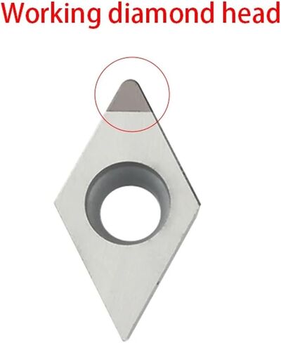 Diamond CBN Lathe Cutter Single face CNC Blade indexable Insert CCGT060202 DCGT VBGT TCMT TPGH090202 Turning Tool 1pc(DCGT0702,R0.2) in Saudi Arabia