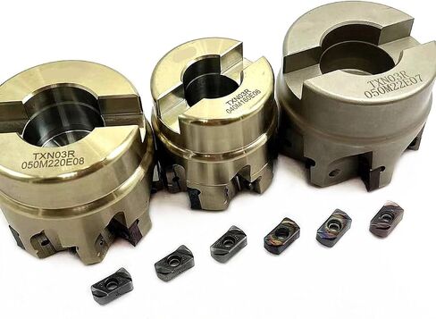 TXN03R 50-22-7T حامل طحن الأعلاف السريعة 50 مم 63 مم 80 مم رأس طحن LNMU0303ZER-MJ AH725 AH130 CARBIDE (10pcs LNMU0303 AH725) in Saudi Arabia