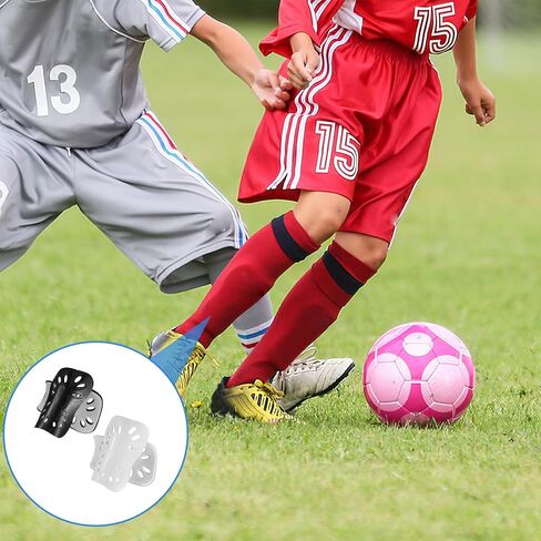 2 Pair Soccer Shin Guards, Lightweight and Breathable Shin Pads Shin Guards Soccer Football Calf Protective Gear Cushion Reduce Shocks Football Gear Shin Pads for Men Women Teens Kids in Saudi Arabia