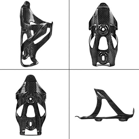 KABON Bike Water Bottle Holder, Lightweight 3K Carbon Fiber Bicycle Drink Water Bottle Cages for Road Mountain Bike Cycling Accessories - Pack of 2 in Saudi Arabia