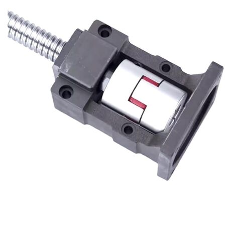 Double nut Ball Screw Control Machine Ball Screw SFU2005 1200mm-2000mm HM15-57 Cast Iron Use for Nema23 C5 BF20 +Plum Coupling XB30*40 +Coupler DSG20H(1800mm) in Kuwait