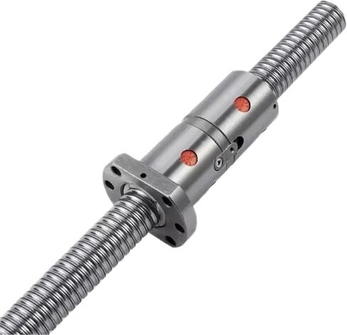 Double nut Ball Screw Control Machine Double Nut Ball Nut +150-1000mm DFU3205 Ball Screw +End Machined Router(450MM) in Saudi Arabia