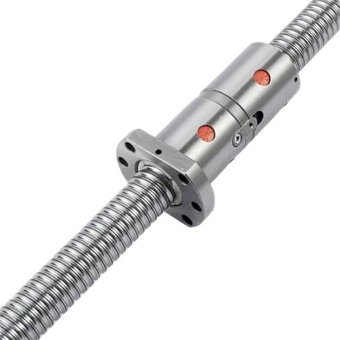 Double nut Ball Screw Control Machine Double Nut Ball Nut +150-1000mm DFU3205 Ball Screw +End Machined Router(450MM) in Saudi Arabia