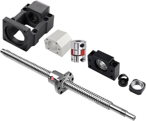 برغي الكرة الخطية المسمار جزء الكرة المسمار SFU2005 الكرة 200mm-1000mm BF15+C7 HM15-60+COUPLER DSG20H (250 مم) in Saudi Arabia