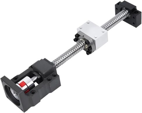 برغي الكرة الخطية المسمار جزء الكرة المسمار SFU2005 الكرة 200mm-1000mm BF15+C7 HM15-60+COUPLER DSG20H (250 مم) in Saudi Arabia
