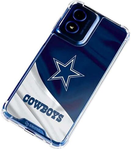 Skinit Clear Phone Case متوافق مع Moto G 5G - تصميم NFL Dallas Cowboys مرخص رسميًا in Saudi Arabia