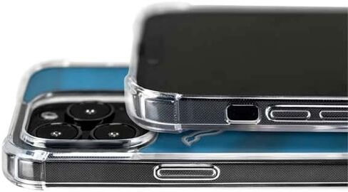 Skinit Phone Case Compatible with MagSafe iPhone 15 Pro Max - Officially Licensed NFL Detroit Lions Design in Saudi Arabia