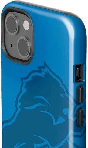 Skinit Impact Phone Case Compatible with iPhone 14 - Officially Licensed NFL Detroit Lions Black & White Design in Saudi Arabia