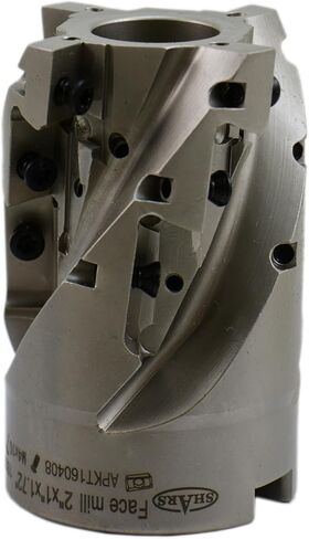 Shars 2" 90° Coolant Through Indexable Helical Face Mill APKT 1604 12 Inserts + Certificate New 404-2960 S[ in Saudi Arabia