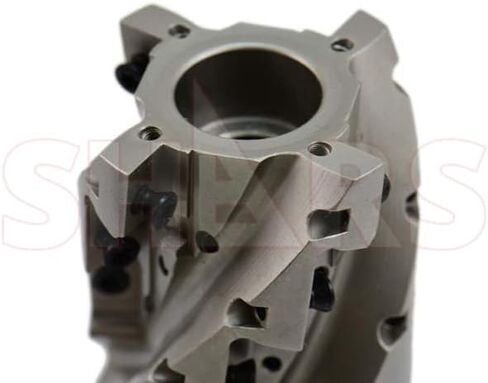 Shars 2" 90° Coolant Through Indexable Helical Face Mill APKT 1604 12 Inserts + Certificate New 404-2960 S[ in Saudi Arabia