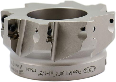 Shars 4" 90 Degree Indexable Face Mill Cutter for APKT1604 Insert 404-1870W S[ in Saudi Arabia