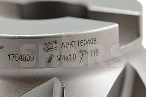 Shars 4" 90 Degree Indexable Face Mill Cutter for APKT1604 Insert 404-1870W S[ in Saudi Arabia