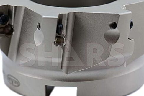 Shars 4" 90 Degree Indexable Face Mill Cutter for APKT1604 Insert 404-1870W S[ in Saudi Arabia