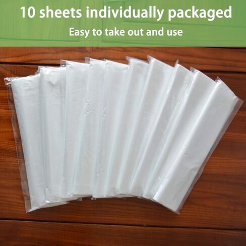 10 Piece Painter Plastic Drop Cloths Sheet,Waterproof Anti-dust Cover,9x12 Feet Disposable Tarp for Painting for Couch/Furniture Cover in Saudi Arabia