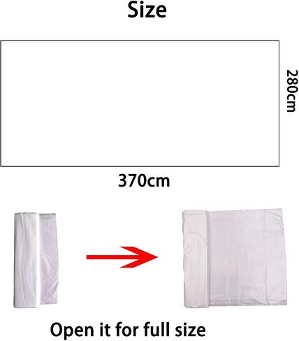 10 Piece Painter Plastic Drop Cloths Sheet,Waterproof Anti-dust Cover,9x12 Feet Disposable Tarp for Painting for Couch/Furniture Cover in Saudi Arabia