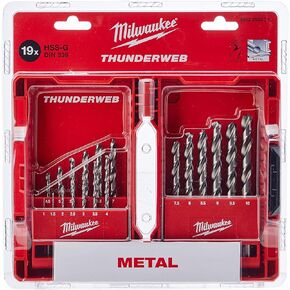 Milwaukee 4932352374 Drill ، مجموعة 19 قطعة 1-10 مم in Kuwait
