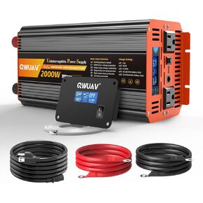 2000W Sump Pump Battery Backup, 2500W Sump Pump Battery Backup System for Power Outage and Emergency, Adjustable Multifunctional LCD Screen, Automatic Switching for Grid and Battery in Saudi Arabia