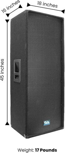 Seismic Audio - Dual 15 Inch PA DJ SPEAKER 700 Watts PRO AUDIO - Band, Bar, Wedding, Church in Saudi Arabia