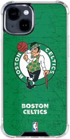 Skinit Clear Phone Case متوافق مع iPhone 15 - NBA Boston Celtics Green Primary Design in Saudi Arabia