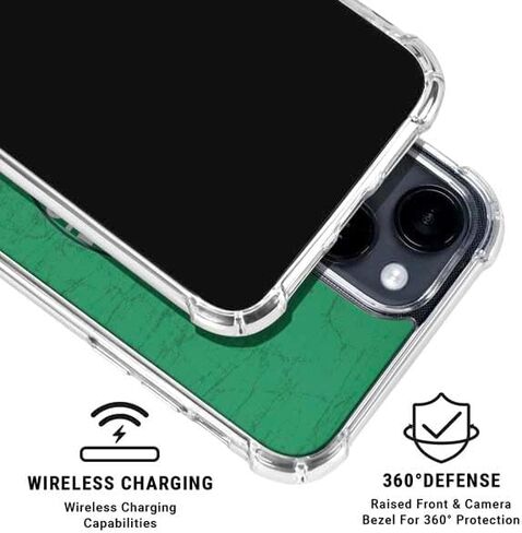 Skinit Clear Phone Case متوافق مع iPhone 15 - NBA Boston Celtics Green Primary Design in Saudi Arabia
