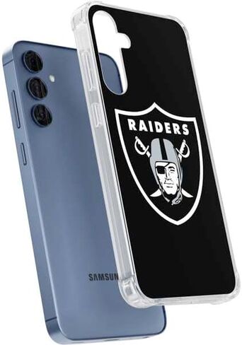 Skinit Clear Phone Case متوافق مع Galaxy S24 - NFL Las Vegas Raiders مرخص رسميًا in Saudi Arabia