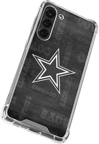 Skinit Clear Phone Case متوافق مع Galaxy S23 Plus - NFL Dallas Cowboys بالأبيض والرخص in Saudi Arabia