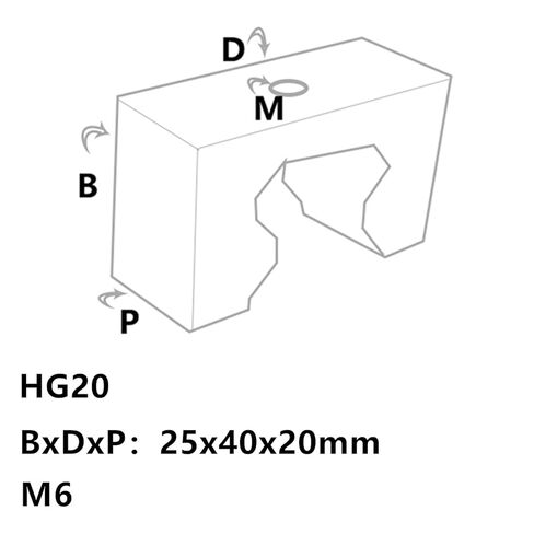 4pcs كتلة ثابتة حلقة حلقة ثابتة حلقة ثابتة لـ HGR15 دليل خط السكة الحديد الحد من الحلقة HGH HGW كتلة مضادة لمكافحة القطب المضاد للقطار in Kuwait