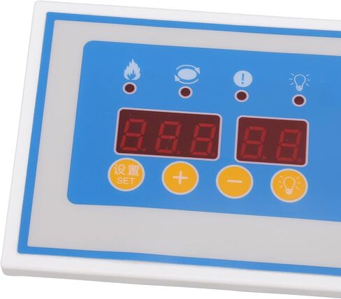 60W 12V Incubator Thermostat Plastic Automatic Incubator Temperature Controller for Mini Incubator Accessory High Accuracy Large LCD Screen 4 Output Channels Premium Plastic in Saudi Arabia