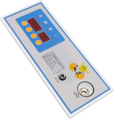 60W 12V Incubator Thermostat Plastic Automatic Incubator Temperature Controller for Mini Incubator Accessory High Accuracy Large LCD Screen 4 Output Channels Premium Plastic in Saudi Arabia
