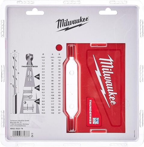 Milwaukee 4932352374 Drill ، مجموعة 19 قطعة 1-10 مم in Kuwait