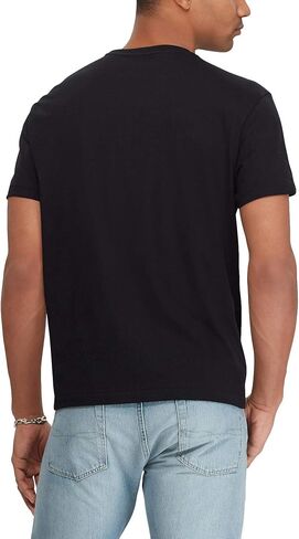 Polo Ralph Lauren Mens Short Sleeve Custom Slim Fit T-Shirt (L, Polo Black) in Saudi Arabia