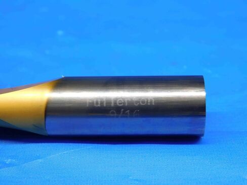 6 PCS Fullerton Tool TIN Coated Carbide 9/16" Large O.D. Tapered END Mills .5625 - BR2006BY2 in Saudi Arabia