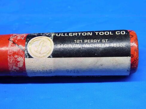 6 PCS Fullerton Tool TIN Coated Carbide 9/16" Large O.D. Tapered END Mills .5625 - BR2006BY2 in Saudi Arabia