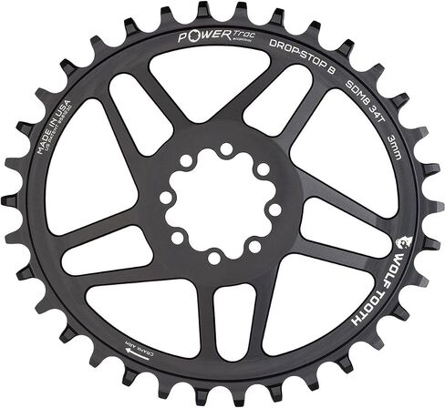مكونات الأسنان الذئب Sram T-type Oval chainring لونًا واحدًا ، 34T in Saudi Arabia