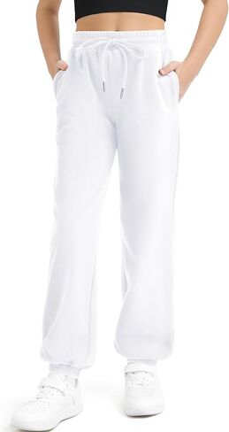 BOOPH Girls Fleece Sweatpants Kids Winter Sweat Pants Joggers for Teen in Kuwait