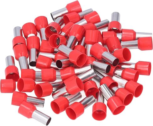 50Pcs Insulated Ferrule Pin Crimp Terminals EU Style Cord End Connectors 2 AWG E35-16 in Saudi Arabia