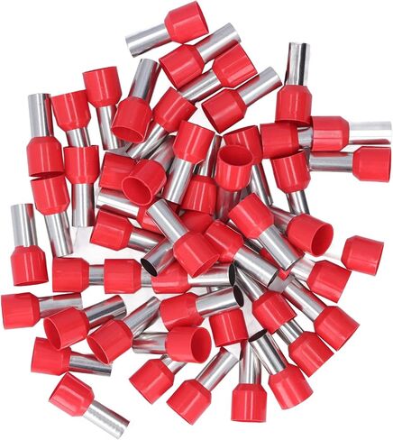 50Pcs Insulated Ferrule Pin Crimp Terminals EU Style Cord End Connectors 2 AWG E35-16 in Saudi Arabia