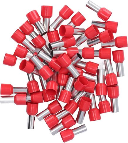 50Pcs Insulated Ferrule Pin Crimp Terminals EU Style Cord End Connectors 2 AWG E35-16 in Saudi Arabia