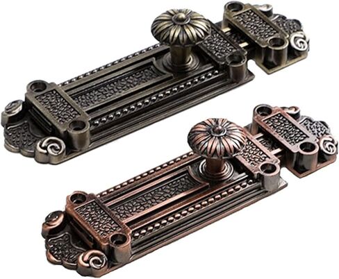 أقفال الأبواب والمزالج الثقيلة الصلبة الثخنة براميل قفل قفل مزلاج شريحة الأمن (الزنجار الأخضر) in Kuwait